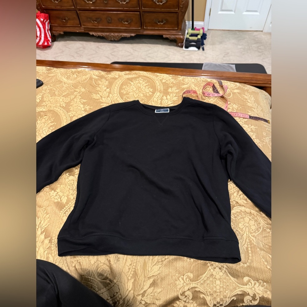 Karen Scott Sport Essential Black Sweatshirt Size 1x no longer made discontinued - Picture 13 of 17